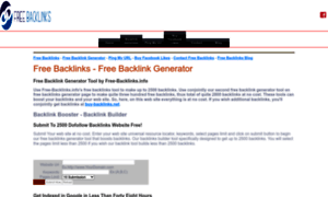 Free-backlinks.info thumbnail