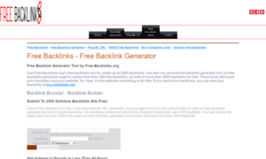 Free-backlinks.org thumbnail
