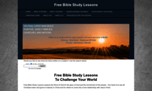 Free-bible-study-lessons.com thumbnail