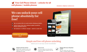 Free-cellphone-unlock.com thumbnail