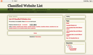 Free-classifieds-website-list.blogspot.co.uk thumbnail