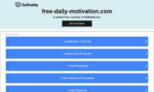 Free-daily-motivation.com thumbnail