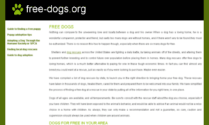 Free-dogs.org thumbnail