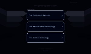 Free-genealogy-search.com thumbnail