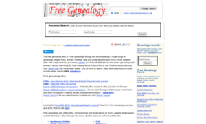 Free-genealogy.co.uk thumbnail