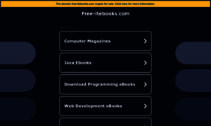 Free-itebooks.com thumbnail