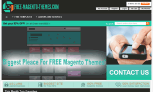 Free-magento-themes.com thumbnail