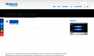 Free-mp3-cutter.windows10compatible.com thumbnail