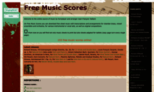 Free-music-scores.com thumbnail