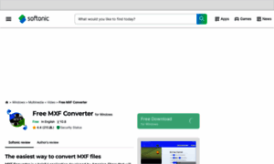 Free-mxf-converter.en.softonic.com thumbnail