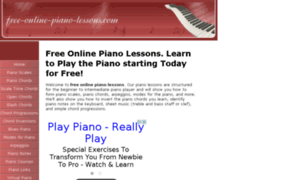 Free-online-piano-lessons.com thumbnail