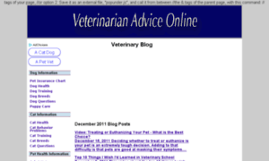 Free-online-veterinarian-advice.com thumbnail