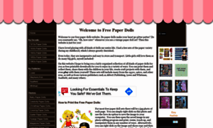 Free-paper-dolls.com thumbnail