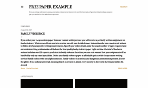 Free-paper-example.blogspot.com thumbnail