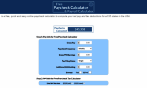 Free-paycheck-calculator.com thumbnail