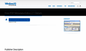 Free-pdf-metadata-editor.windows10compatible.com thumbnail