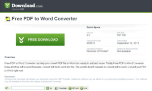 Free-pdf-to-word-converter-cnet.com thumbnail