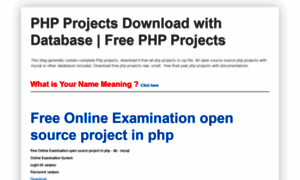 Free-php-projects-download.blogspot.com thumbnail