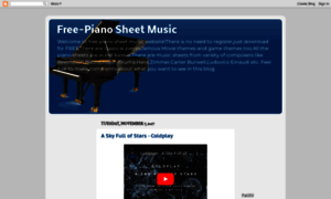 Free-pianosheetmusic.blogspot.co.nz thumbnail