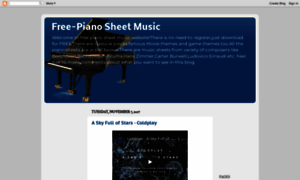 Free-pianosheetmusic.blogspot.com thumbnail