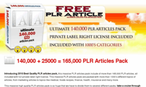 Free-plr-article.com thumbnail
