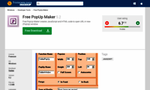 Free-popup-maker.freedownloadscenter.com thumbnail