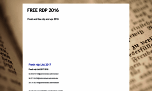 Free-rdp-2016.blogspot.com thumbnail