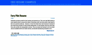 Free-resume-examples.blogspot.in thumbnail