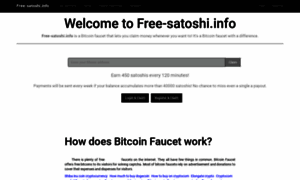 Free-satoshi.info thumbnail
