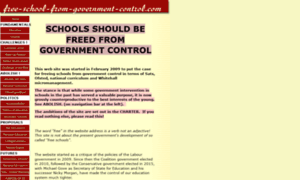 Free-school-from-government-control.com thumbnail