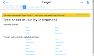 Free-sheet-music.weezic.com thumbnail