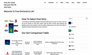 Free-simcards.co.uk thumbnail