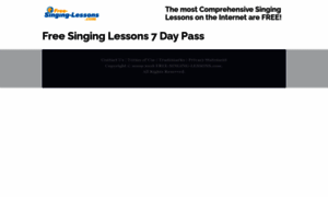 Free-singing-lessons.com thumbnail