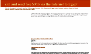 Free-sms-egypt.blogspot.com thumbnail