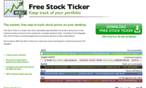 Free-stock-ticker.com thumbnail