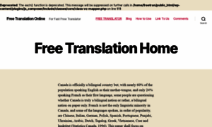 Free-translations.ca thumbnail