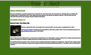 Free2collect.co.uk thumbnail