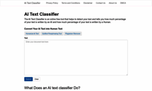 Freeaitextclassifier.com thumbnail