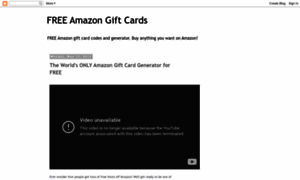 Freeamazongiftcodes.blogspot.ca thumbnail