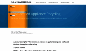 Freeappliancerecycling.com thumbnail