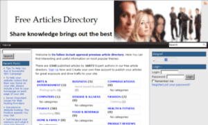 Freearticlesdirectory.co.in thumbnail
