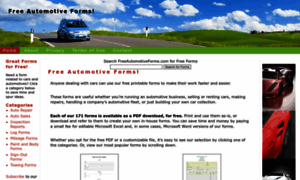 Freeautomotiveforms.com thumbnail