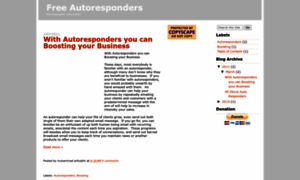 Freeautoresponder.blogspot.com thumbnail