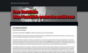 Freebacklinksbacklink.weebly.com thumbnail