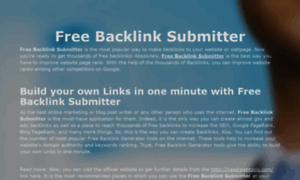 Freebacklinksubmitter.onepage.website thumbnail