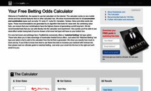 Freebetcalc.com thumbnail