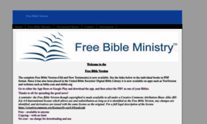 Freebibleversion.org thumbnail