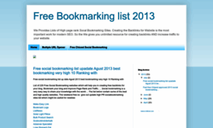 Freebookmarkinglist2013.blogspot.in thumbnail