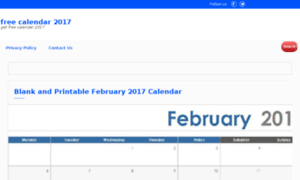 Freecalendar2015.com thumbnail