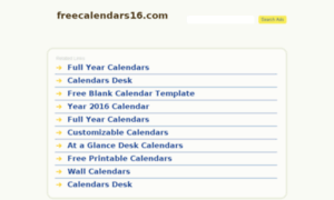 Freecalendars16.com thumbnail